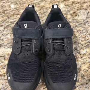 Boys On Cloud Running Black Athletic Shoes with Breathable Mesh